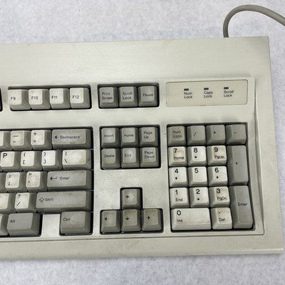 Vtg 1995 IBM Model M Clicky Mechanical Keyboard 92G7453 Lexmark Missing Keycaps