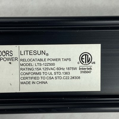 CRST LTS-12Z500 12 Outlet Power Strip