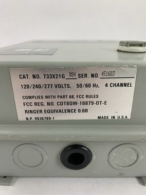 General Electric DR-87 1 4 Channel Electronic Demand Recorder