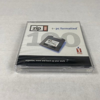 Iomega ZIP 100 pc100mb PC Formatted Data Cartridge (Lot of 6)