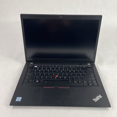 Lenovo ThinkPad T490s 14" i7-8665U 1.90 GHz 16 GB RAM No SSD No OS Missing "F1"