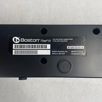 Boston Acoustics TVee 10 Sound Bar