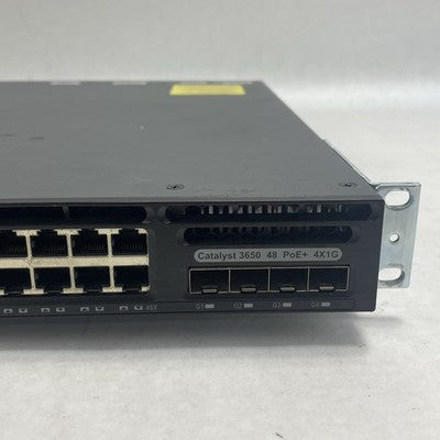 Cisco WS-C3650-48PS-S V05  Tested & Reset 1X PSU