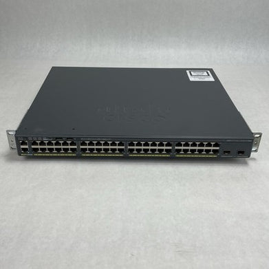 Cisco WS-C2960X-48LPD-L  V03 48x PoE+ 2x 10G SFP+ Tested & Reset