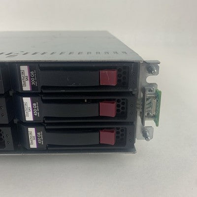 HP StorageWorks MSA2000 Array 2x AJ751A Controller 2x PSU 12x Caddies No HDDs