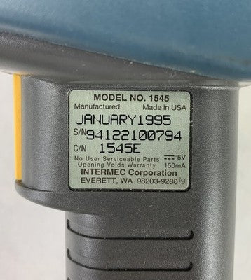 Intermec 1545 Wired Handheld Scanner - Blue