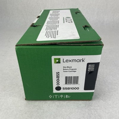 Lexmark 55B1000 Black Laser Toner Cartridge