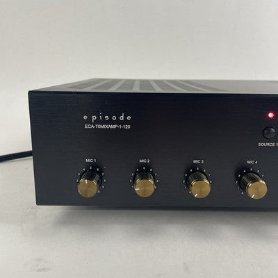 Episode ECA-70MIXAMP-1-120  Commercial Amplifier Mixer For Parts