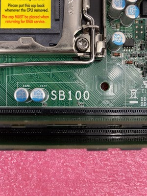 DFI SB100-NRM Motherboard No CPU 4GB RAM No Shield