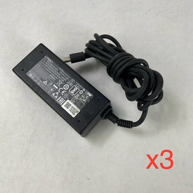 LITEON PA-1450-78 20V 2.25A 45W USB-C AC Adapter (Lot of 3)