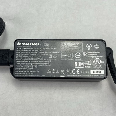 Lenovo 45W 20V 2.25A AC Adapter ADLX45NCC2A Square Tip Lot of 5
