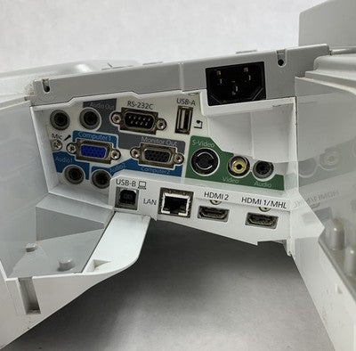 Epson H603A PowerLite 575W LCD Projector No Remote 2521 Lamp Hours