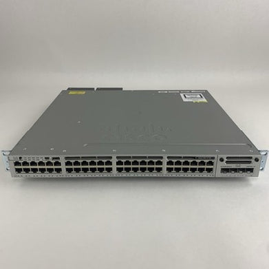 Cisco WS-C3850-48P-L V07 48-Port PoE Switch Tested w/ C3850-NM-4-10G 2x PSU