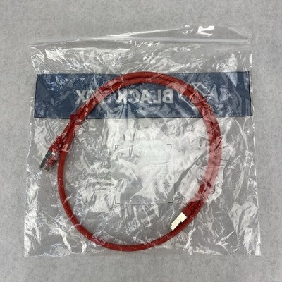 Black Box EVNSL0272RD-0003 CAT6 250MHz Shielded PVP Patch Cable (Lot of 6)