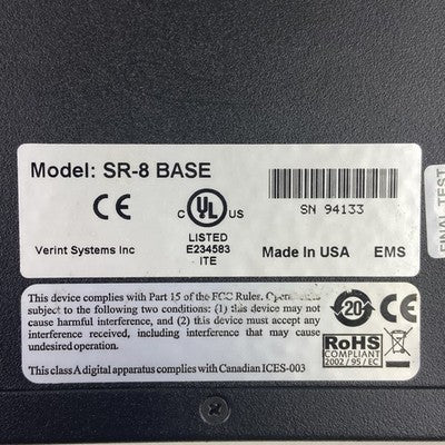 Verint Sr-8 Base Security Data Transfer Interface