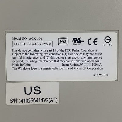 Videonics ACK-500 Keyboard Tested