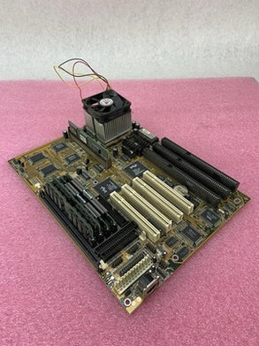 ASUS PT-2006 AT Motherboard Intel Pentium 166MHz 32MB RAM 3x ISA