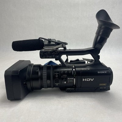 Sony HVR-V1U 3-CMOS 1080i MiniDV HDV Camcorder Tested No Battery No Power Cord