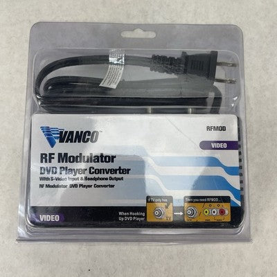 Vanco RF Modulator DVD Player Converter Model RFMOD 3479573 Lot of 2