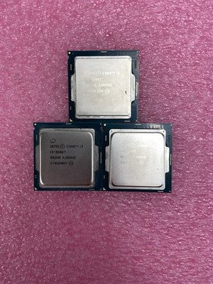 Lot of 3 Intel Core i3-6100T SR2HE 3.2GHz Desktop Processor