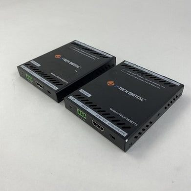 J-Tech Jtech-HDBT73 Digital HDBaseT HDMI Extender Transmitter and Receiver No AC