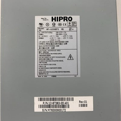 Dell Hipro HP-U230EF3 230W Power Supply 12-87383-05 A01 Tested