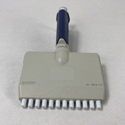 Rainin L-200 Pipet-Lite 20-200uL LTS 12-Channel Manuel Pipette