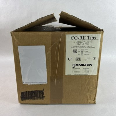 Hamilton 235901 CO-RE Tips 12 x 480 Low Volume Tips 10 µL w/Filters - 2880 Total