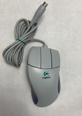 Logitech M-CV46 MouseMan PS/2-Wired 4-Button Trackball Mouse - Tested