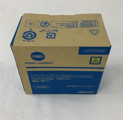 Konica Minolta Bizhub C3850/C3350 A5X0230 Yellow Toner Cartridge
