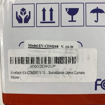 Evertech EV-CDM268 V.10-W Surveillance Dome Camera