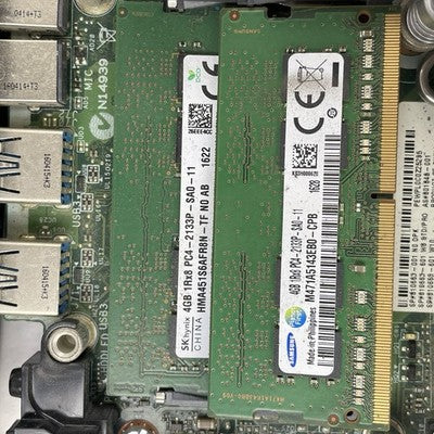 HP ProDesk 400 G2 Micro i3-6100T 3.20 GHz 8 GB RAM No SSD/OS/AC