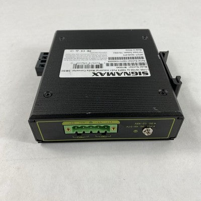 Signamax I-1100 10/100 to 100FX PoE+ Industrial Media Converter SM/SC
