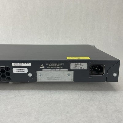 Cisco WS-C2960S-48TS-L 48 Port Managed V03 - Tested