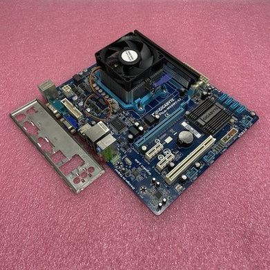 Gigabyte M68MT-S2 Motherboard AMD Athlon 2 X3 445 3.1GHz 8GB RAM w/IO Shield