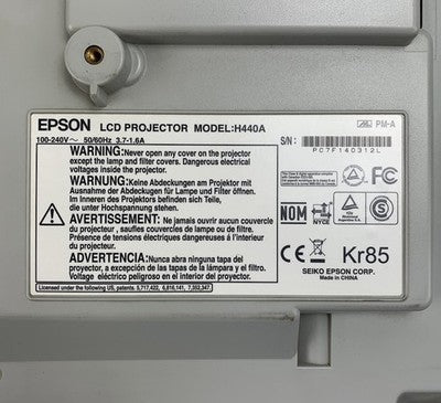 Epson Brightlink H440A LCD Projector 277 Lamp Hours