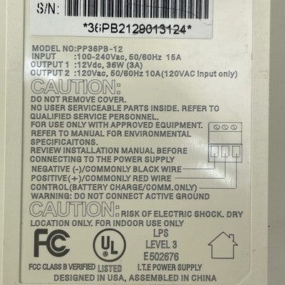 Precision Power PP36PB-12-EX FTTx Ont Power Supply NIB Yellowed Lot of 5