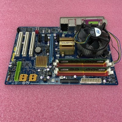 Gigabyte EP35-DS3L Motherboard Intel Core 2 Quad Q6600 2.4GHz 2GB RAM w/Shield