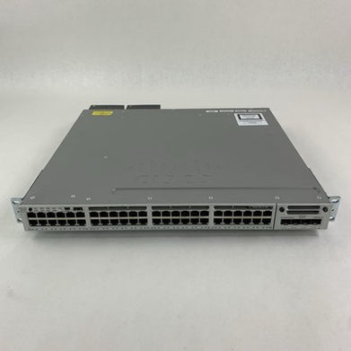 Cisco WS-C3850-48PW-S PoE+ 48-Port Network Switch Tested w/ C3850-NM-4-1G