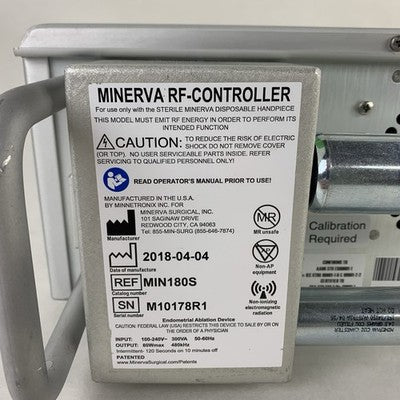 Minerva MIN180S Controller System Broken Screen Powers On Bad Touch Screen