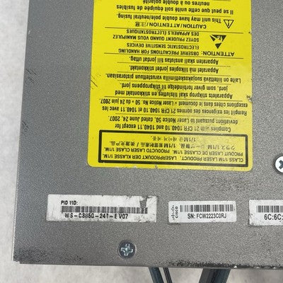 Cisco Catalyst WS-C3850-24T-L V07 1x PSU 24 Port Switch - Tested