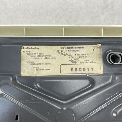 Tanita TBF-604 Body Fat Monitor Scale Power Tested