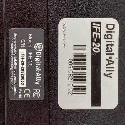 Digital-Ally IFE-20 Interface Box No Cables Untested