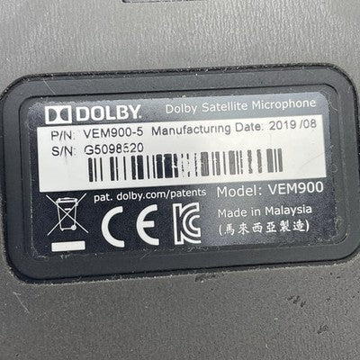 Dolby Satellite Microphone VEM900-5  Lot of 2