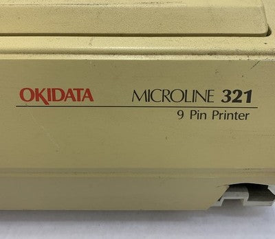 Okidata GE8253A Microline 321 Dot Matrix Printer - Parts or Repair