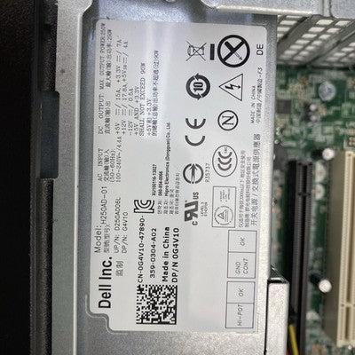 Dell OptiPlex 7010 DT Intel Core i5-3470 3.2GHz 1x4GB RAM No HDD No OS