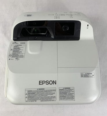 Epson BrightLink 595Wi H599A LCD Lamp Projector 876 Lamp Hours - No Remote