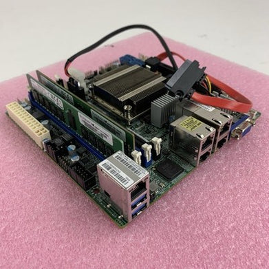 Supermicro X10SDV-6C-TLN4F Mini-ITX Xeon D-1528 1.9 GHz 32 GB Ram