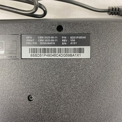 Lenovo KU-1619 USB Wired Keyboard Lot of 5