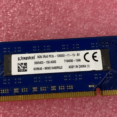 Kingston 8GB DDR3 PC3L Desktop Memory Ram 9994303-159.A00G - Lot of 2